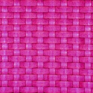 Texture of a pink wicker basket weave